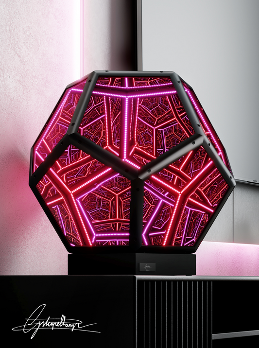 Infinity LED dodecahedron inluxid Aurora